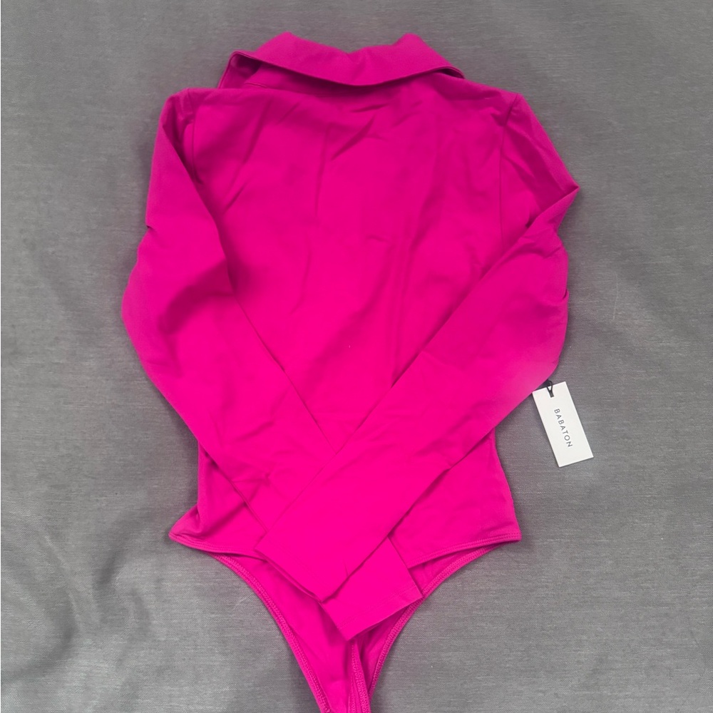 Babaton Contour Polo Long Sleeve Bodysuit - Picture 4 of 4